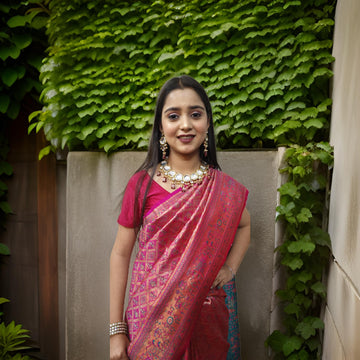 Luxurious Pure Kanjivaram with Custom Designer Blouse AC21